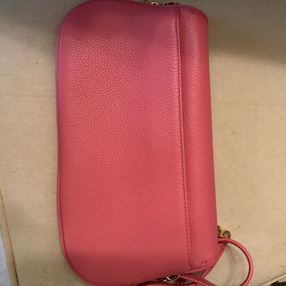 Tory Burch Pink Crossbody Bag with Gold Logo - Picture 5 of 5